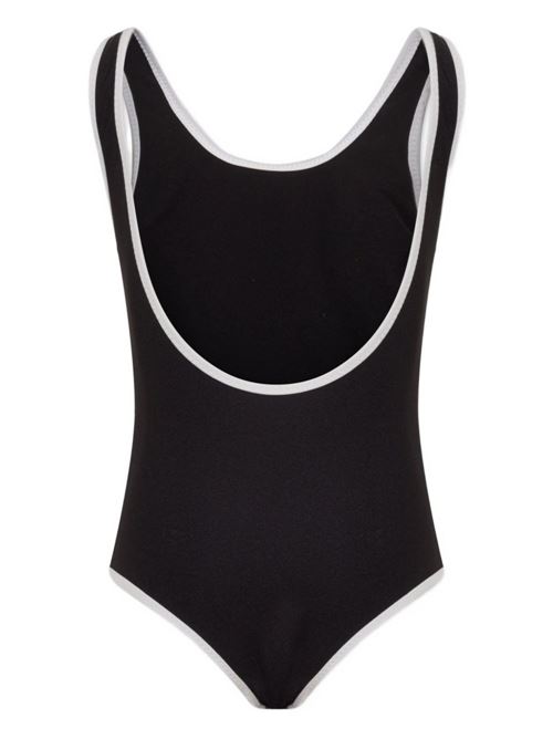 Costume intero bambina Balmain nero con logo BALMAIN Kids | BXCA0DZ0005930BC